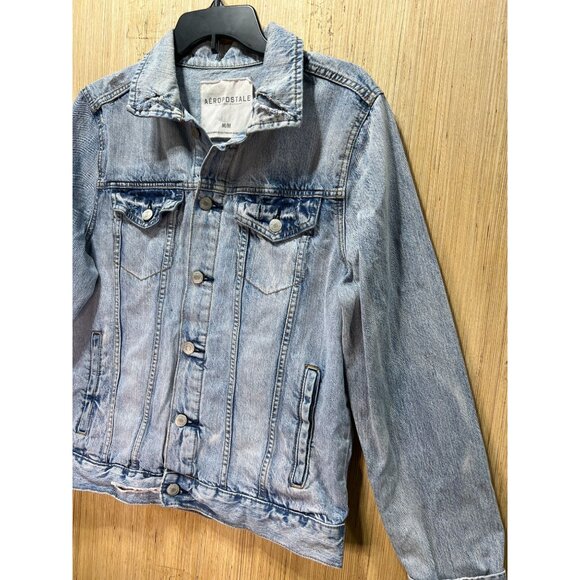 AEROPOSTALE - Women's Denim Jacket - Light Blue - Medium - Picture 13 of 13